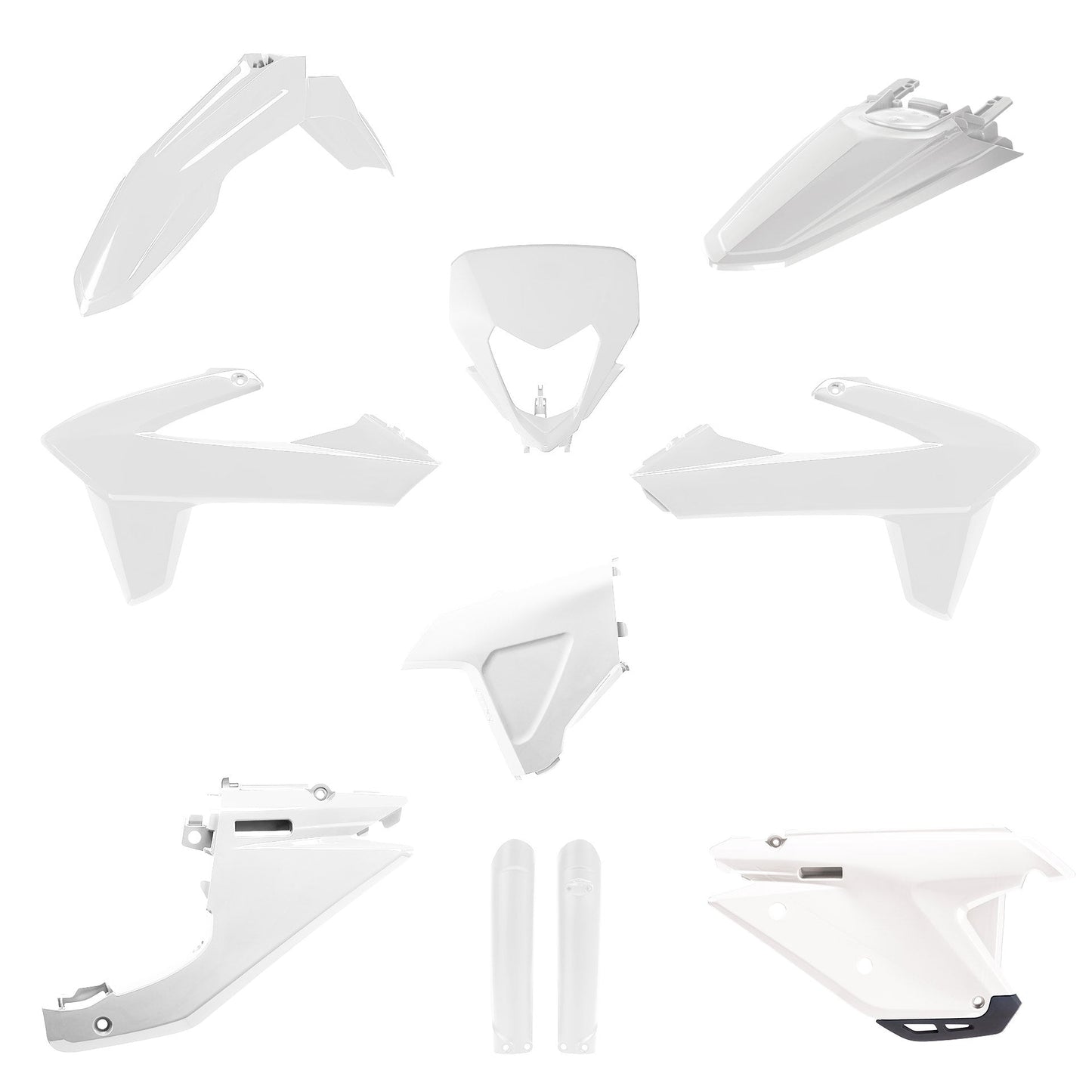 Polisport Sherco Plastic Kit SER SEFR 2025, All White