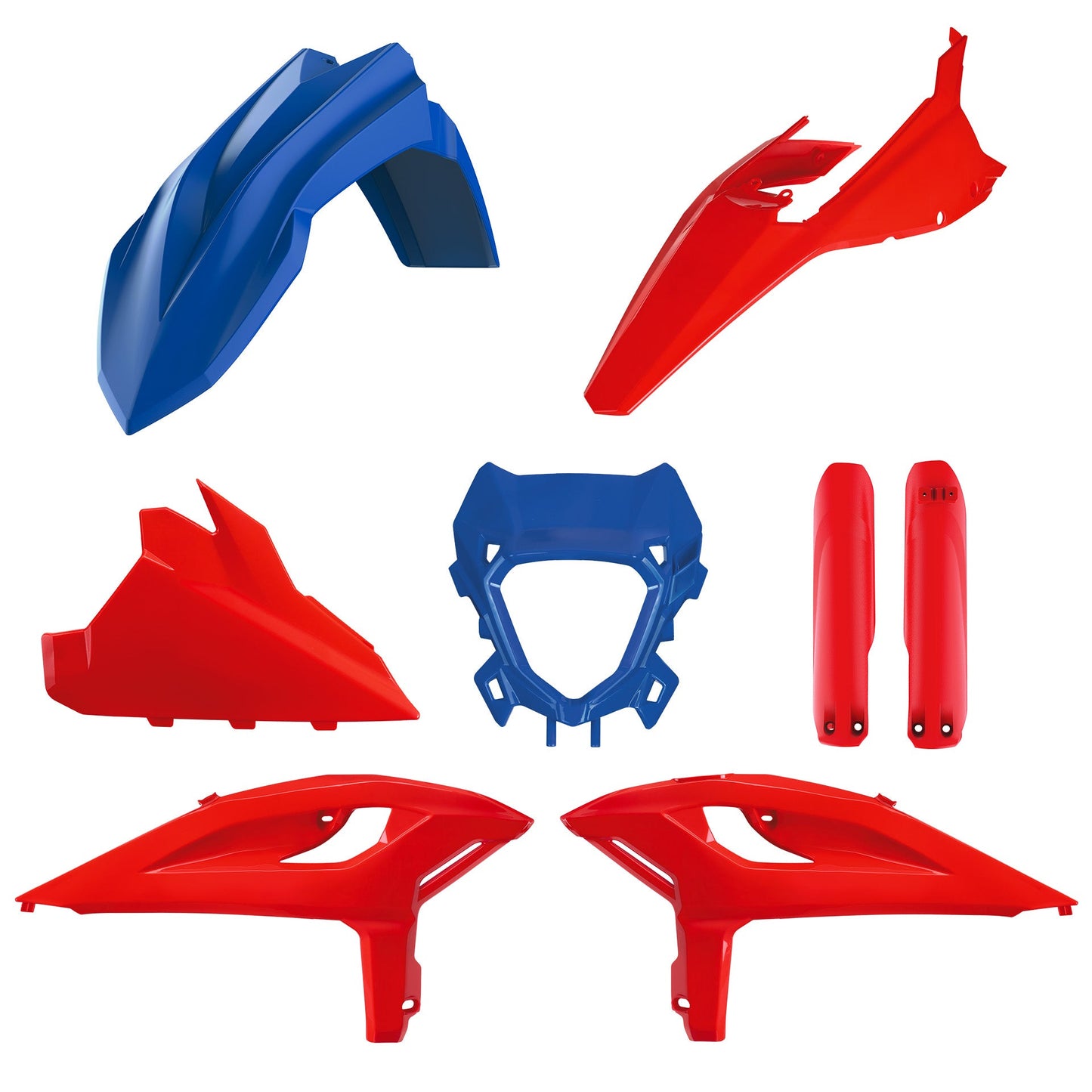 Polisport Beta Plastic Kit RR X-Pro & Racing 2025 - 2026, Red Blue