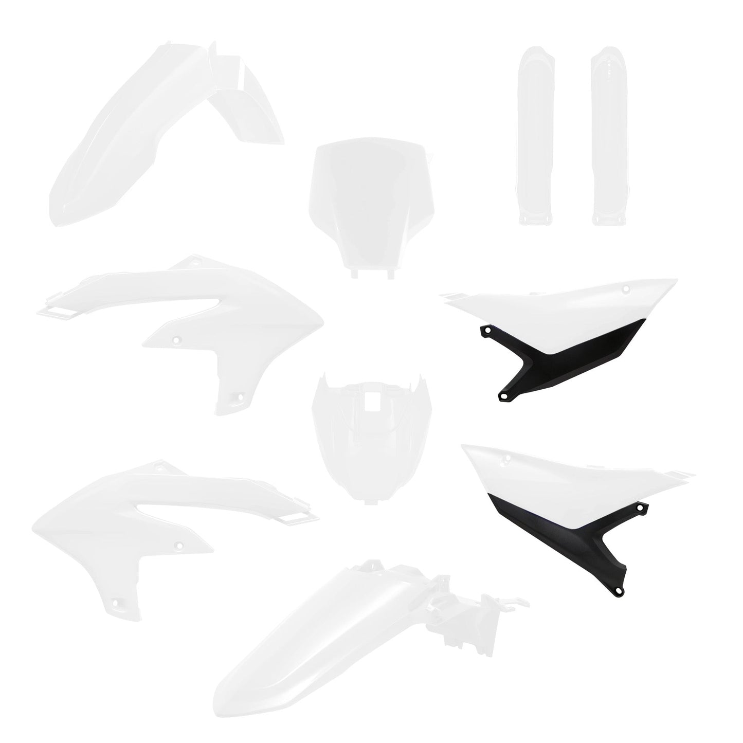 Polisport Yamaha Plastic Kit YZF 450 2026, White