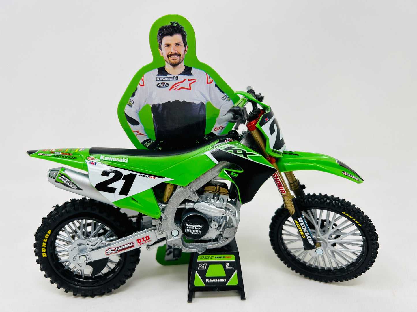 New Ray Toys 1:6 Jason Anderson Factory KX 450 Toy Model