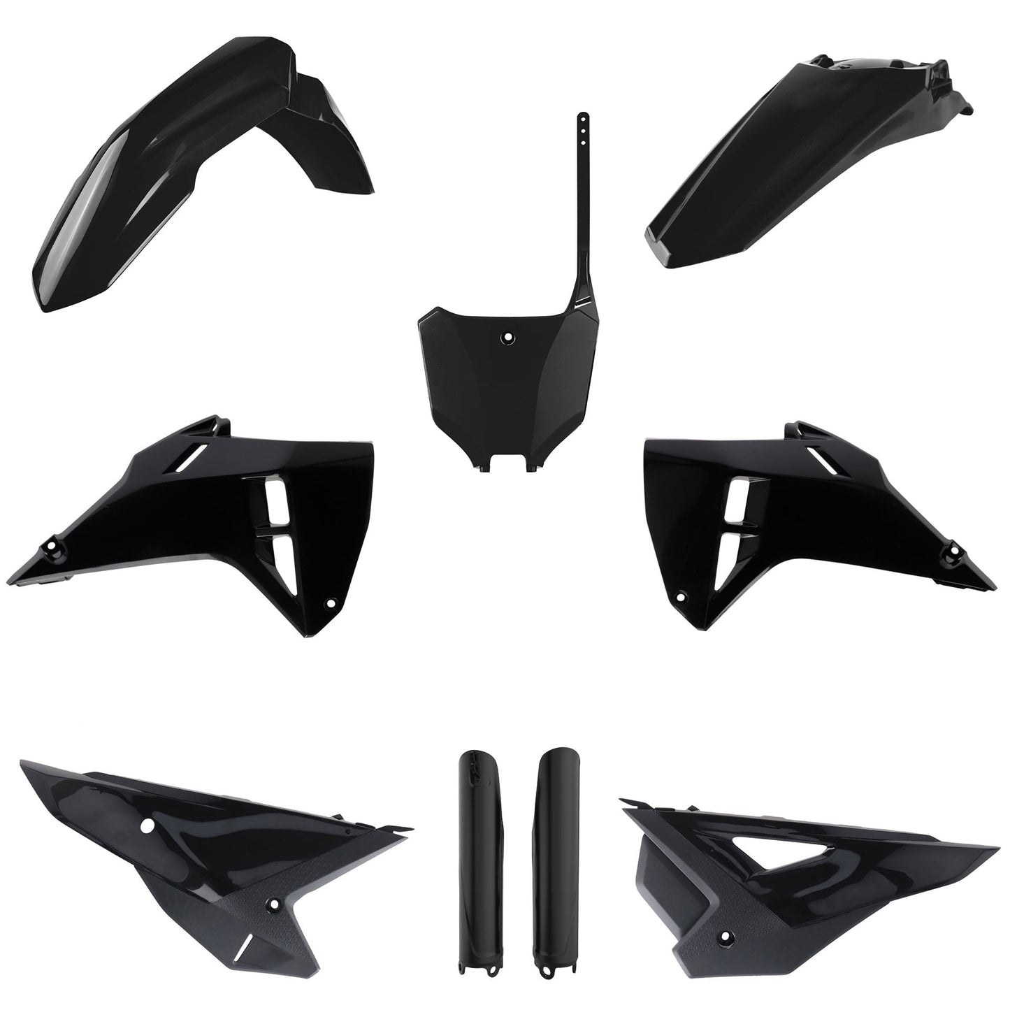 Polisport Honda Plastic Kit CRF 250 R CRF 450 R 2025, Black