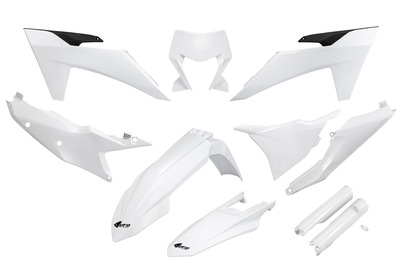 UFO Plastic Kit KTM EXC EXCF 2024 - 2025, White