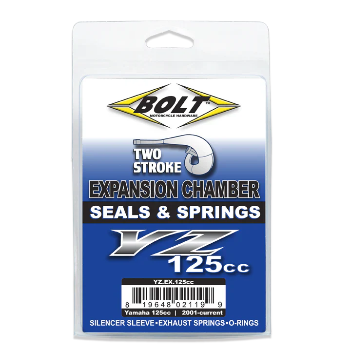 Bolt Motorcycle Hardware Yamaha 2 Stroke Expansion Chamber Seals & Springs YZ 125 2001 - 2021 YZ 125 X 2021 - 2022