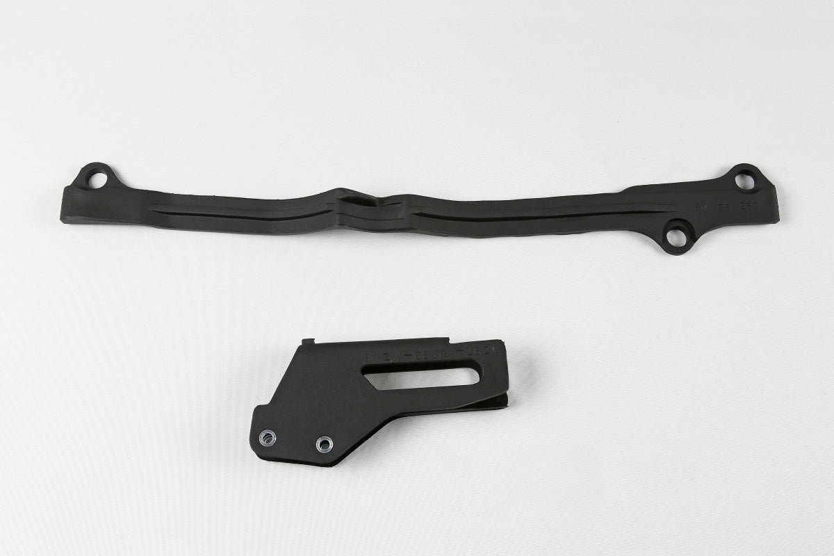 UFO Chain Slider & Guide Kit Suzuki RM 125 RM 250 2001 - 2008 RMZ 250 2007 - 2009 RMZ 450 08 - 09, Black
