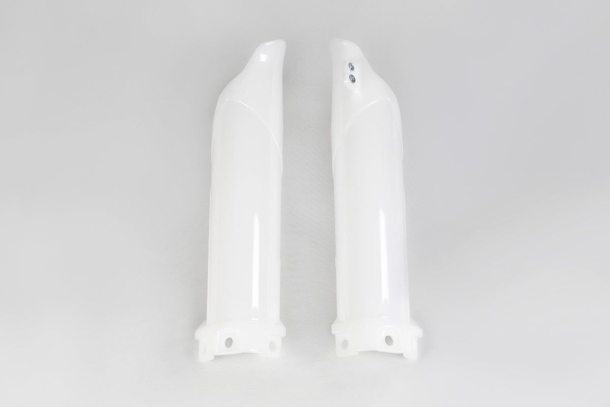 UFO Fork Guards Kawasaki KX 85 100 112 2014 - 2025, White