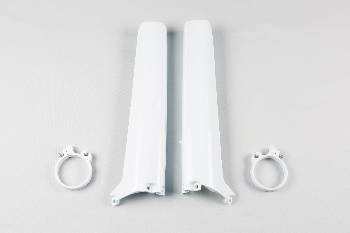 UFO Fork Guards Suzuki RM 125 RM 250 1992 - 1995, White