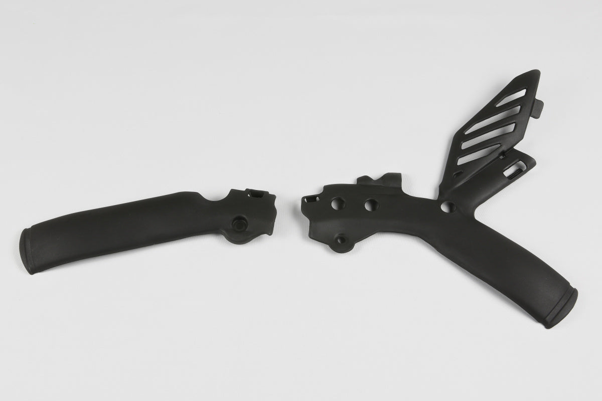UFO Frame Guards KTM SX SXF 2007 - 2010 EXC EXCF 2008 - 2011, Black