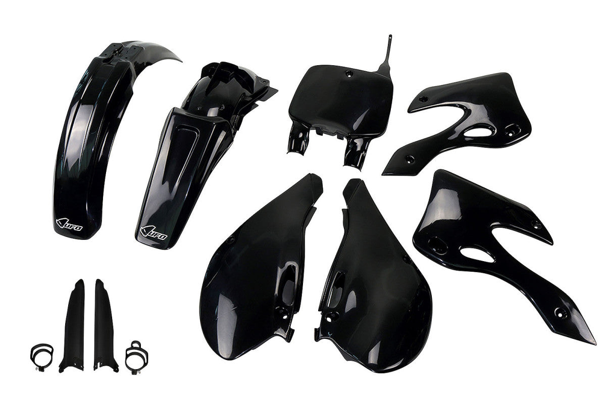 UFO Plastic Kit Kawasaki KX 125 KX 250 1999 - 2002, All Black