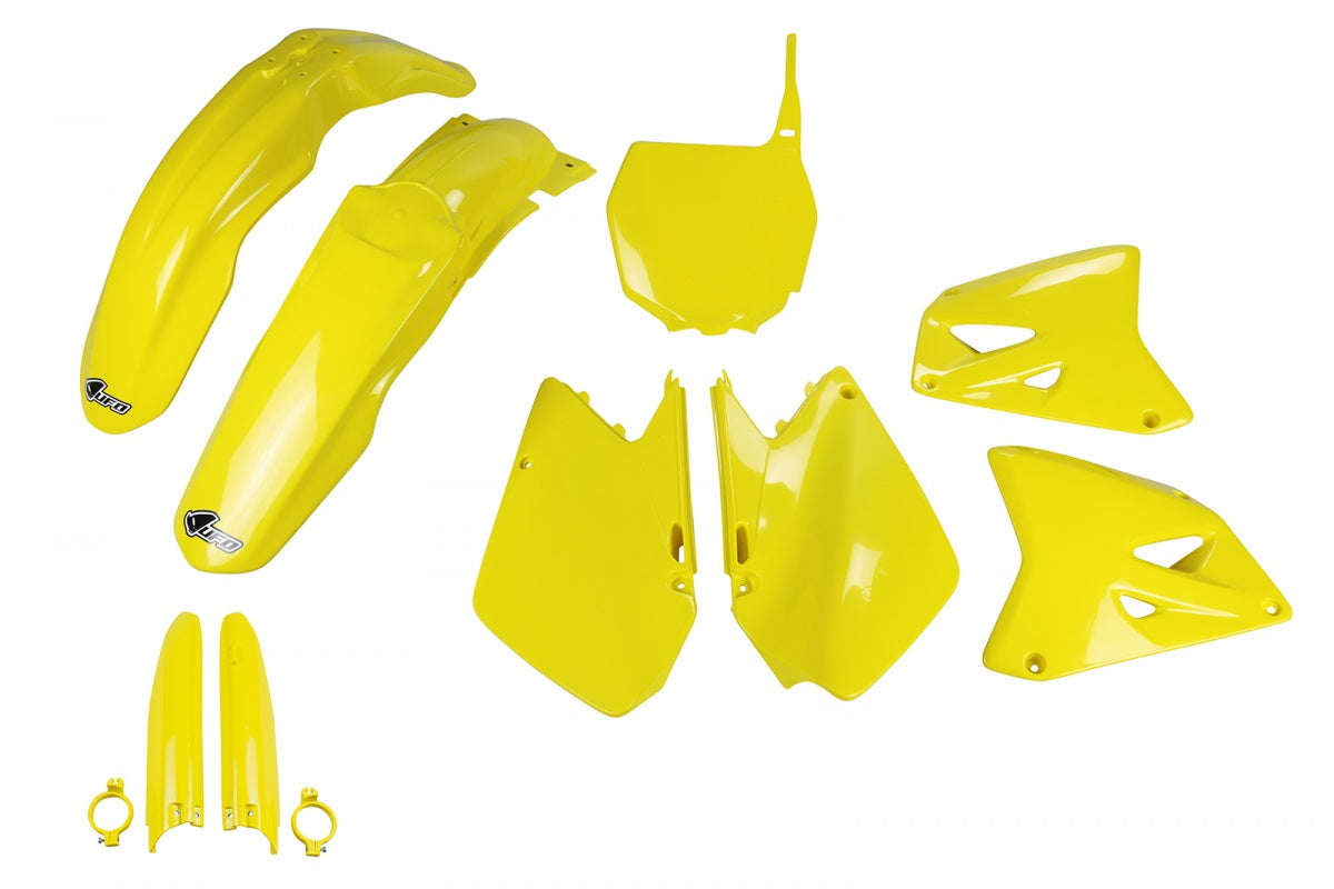 UFO Plastic Kit Suzuki RM 125 RM 250 2001 - 2008, All Yellow