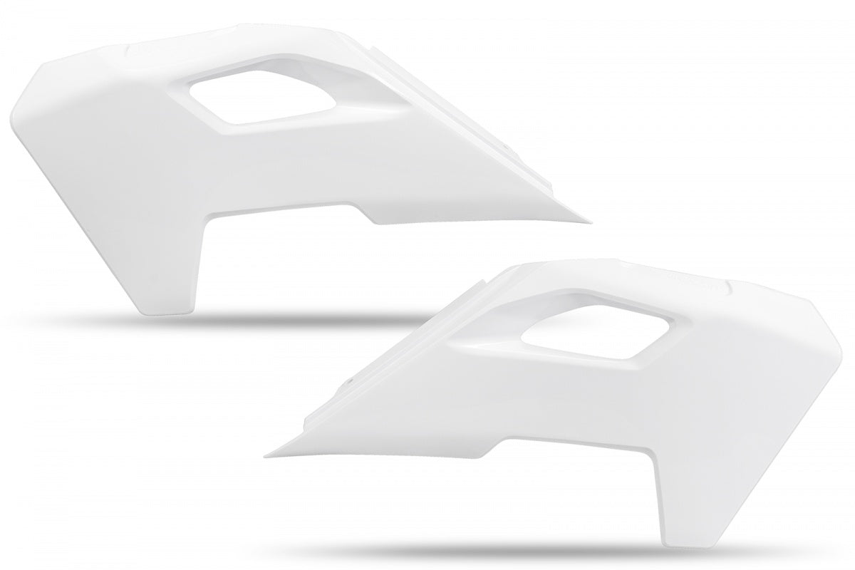 UFO Radiator Scoops Husqvarna TC FC 2023 – 2024 TE FE 24 - 2025, White
