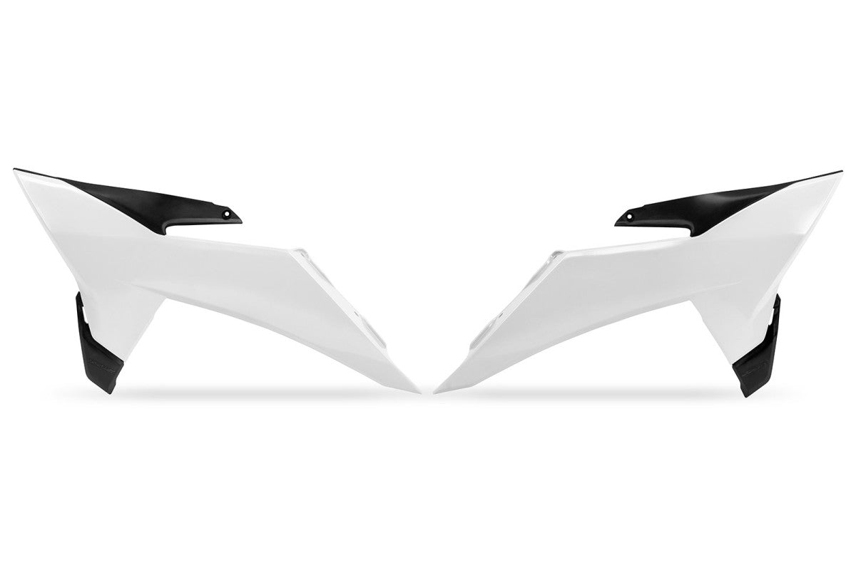 UFO Radiator Scoops KTM SX SXF 2025, White