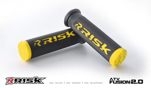 Risk Racing Fusion Grips 2.0 MTB ATV, Yellow