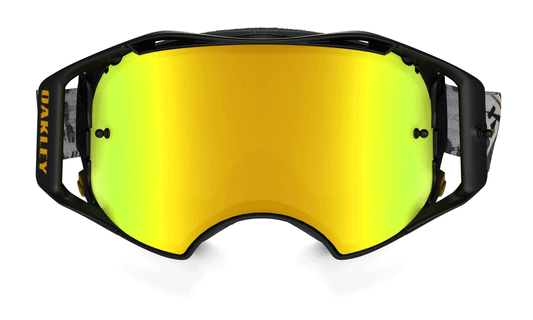 Goggle Shop Oakley Airbrake Tear Off Lens, Mirror Gold