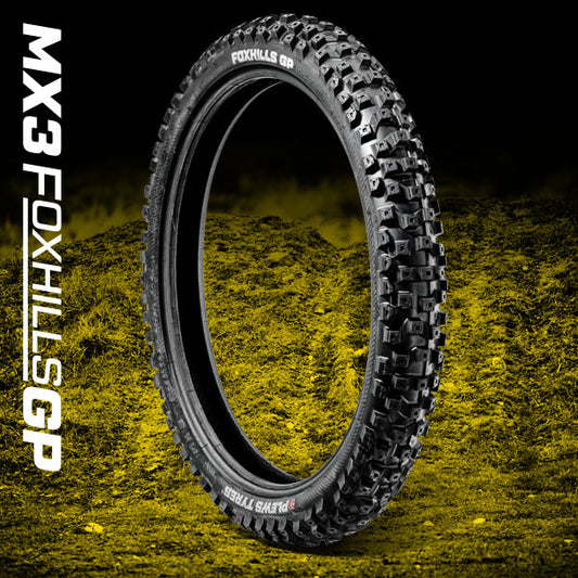 Plews Tyres MX3 FOXHILLS GP Hard Front - 60 / 100 – 12