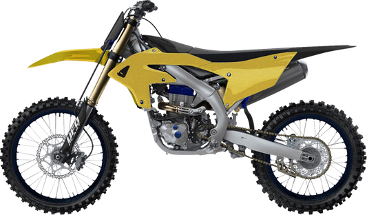 UFO Plastic Kit Yamaha YZF 250 2024 - 2025 YZF 450 2023 - 25, Gold / Black