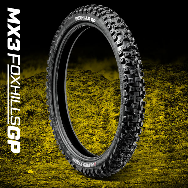 Plews Tyres MX3 FOXHILLS GP Hard Front - 60 / 100 – 14