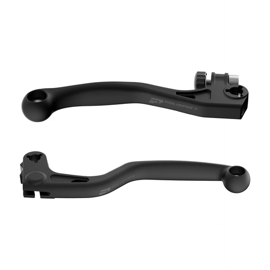 Polisport APT Unbreakable Brake & Clutch Lever Kit Honda CR 125 250 2004 - 2007, Black
