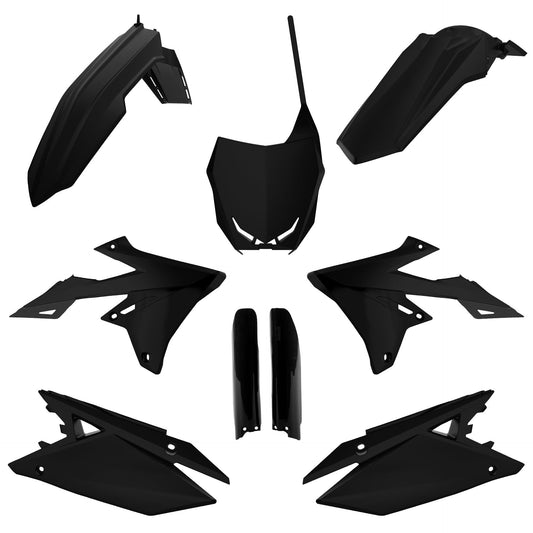 Polisport Suzuki Plastic Kit with Fork Guards RMZ 250 2019 - 2025 RMZ 450 2018 - 25, Black
