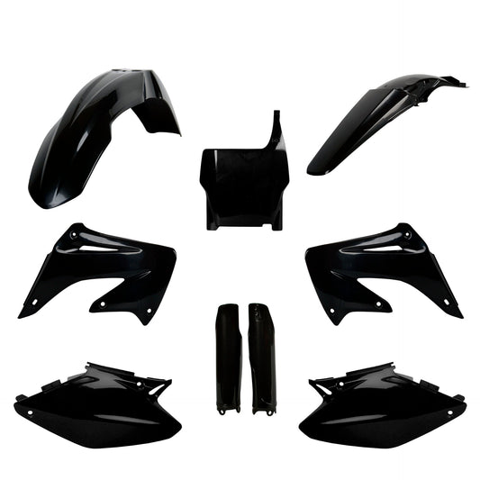 Polisport Honda Plastic Kit with Fork Guards CR 125 250 2004 - 2007, Black