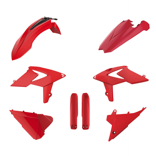 Polisport Beta Plastic Kit with Fork Guards RR ENDURO 2019 ONLY, Red