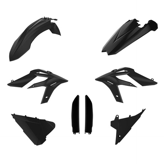 Polisport Beta Plastic Kit with Fork Guards X TRAINER Enduro 2015 - 2019, Black