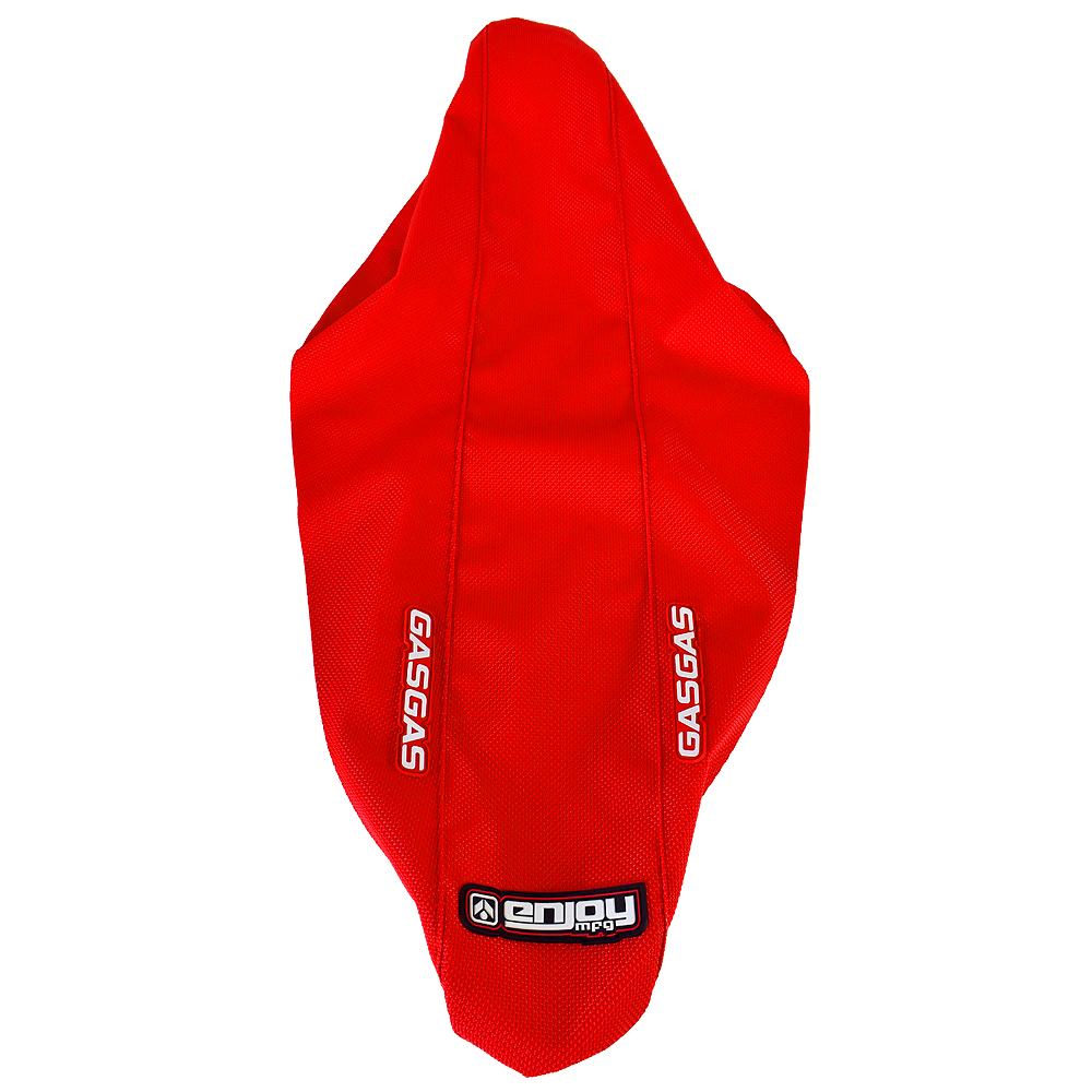 Enjoy Manufacturing Gas Gas seat cover MC 50 2021 - 2022 STD Logo, All Red