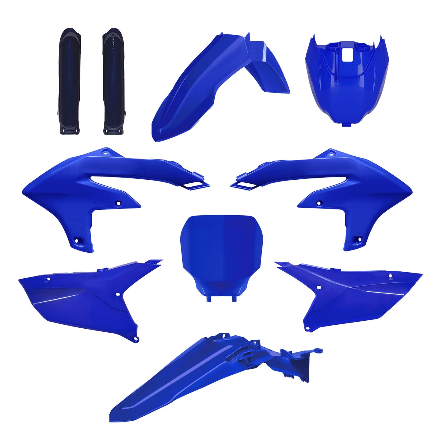 Polisport Yamaha Plastic Kit YZF 250 2024 - 2025 YZF 450 2023 - 25, OEM Blue