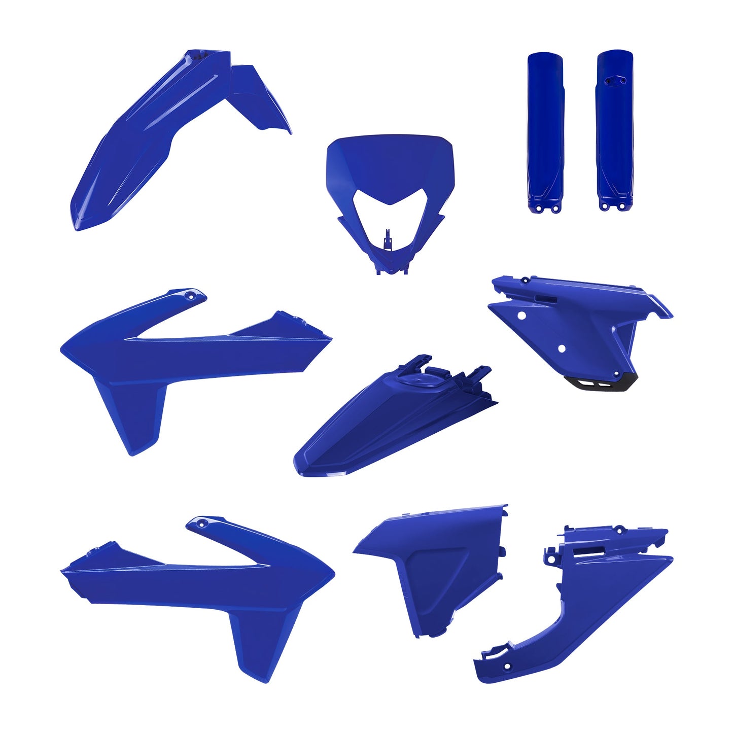 Polisport Sherco Plastic Kit SER SEFR 2025, OEM All Blue