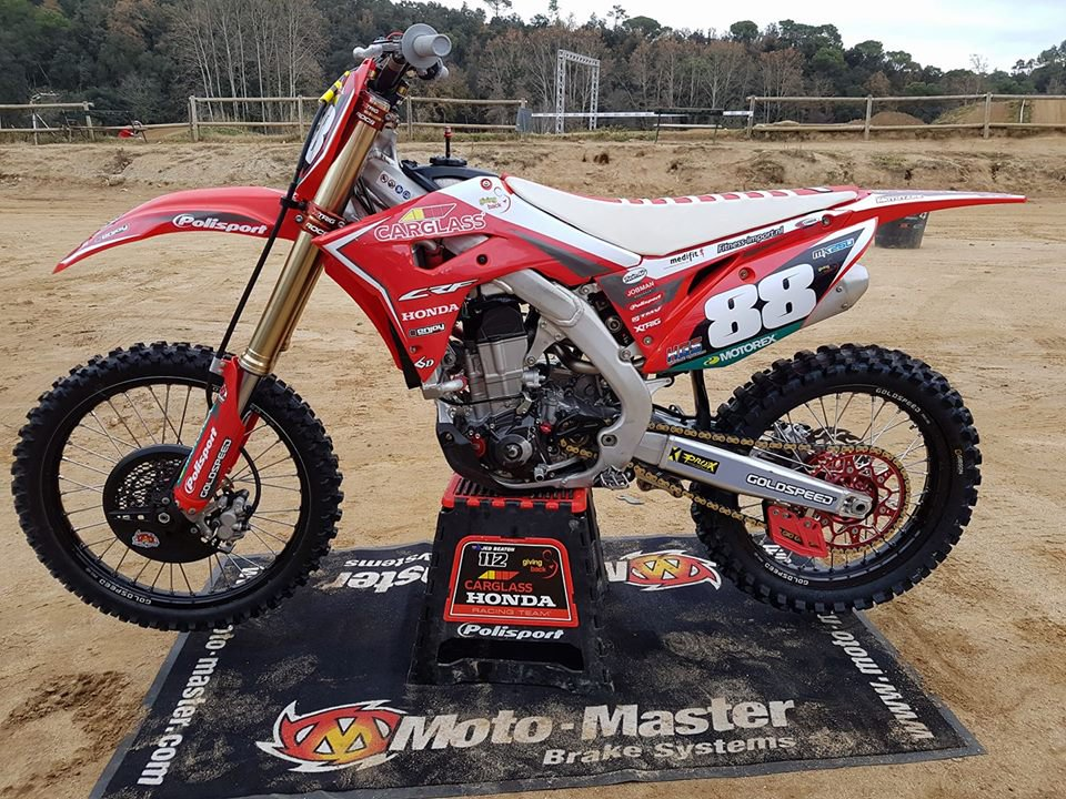 Enjoy Manufacturing Honda Graphics Kit CRF 250 R 2018 - 2021 CRF 450 R 2017 - 2020, Carglass (18)