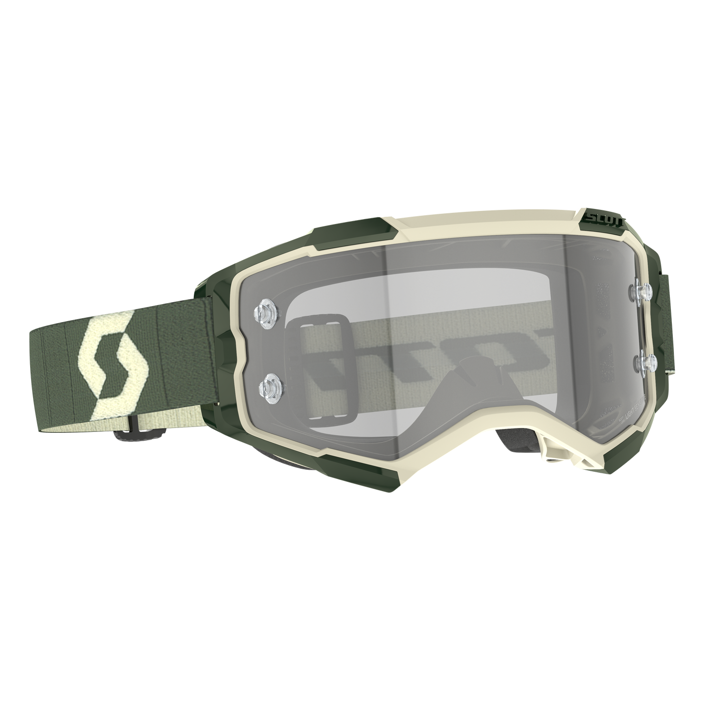 Scott Fury Goggle, Kaki Green - Light Sensitive Works Lens