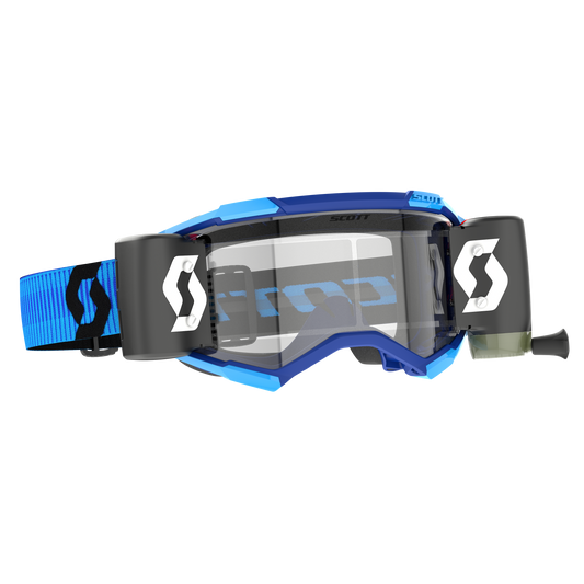 Scott Fury Goggle WFS, Blue / Black - Clear Works Lens