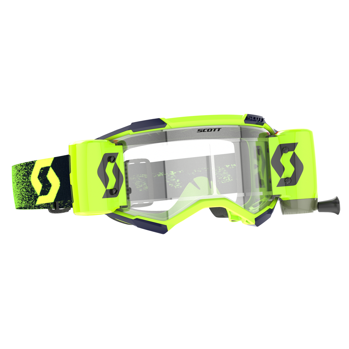 Scott Fury Goggle WFS, Neon Green / Neon Yellow - Clear Works Lens