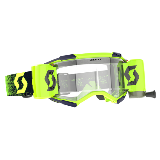 Scott Fury Goggle WFS, Neon Green / Neon Yellow - Clear Works Lens