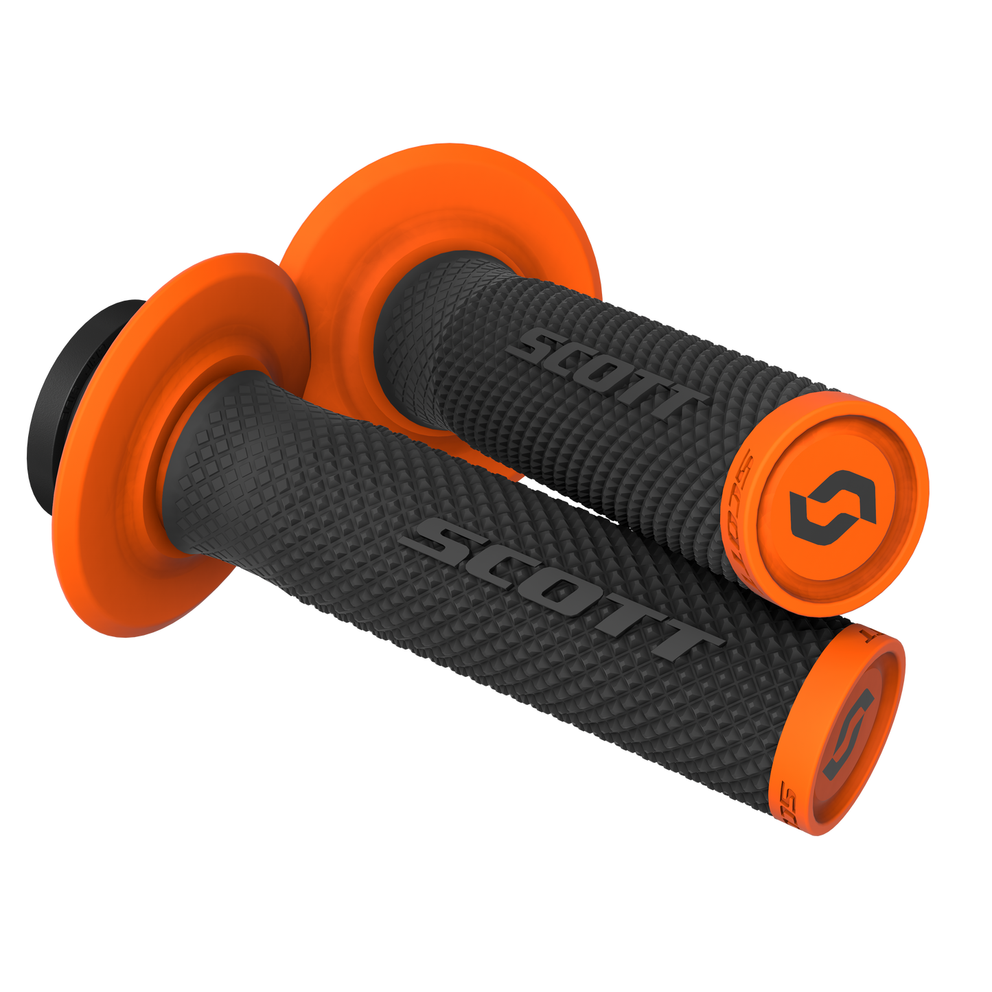 Scott Lock on Grips SXII Motocross Enduro, Black / orange