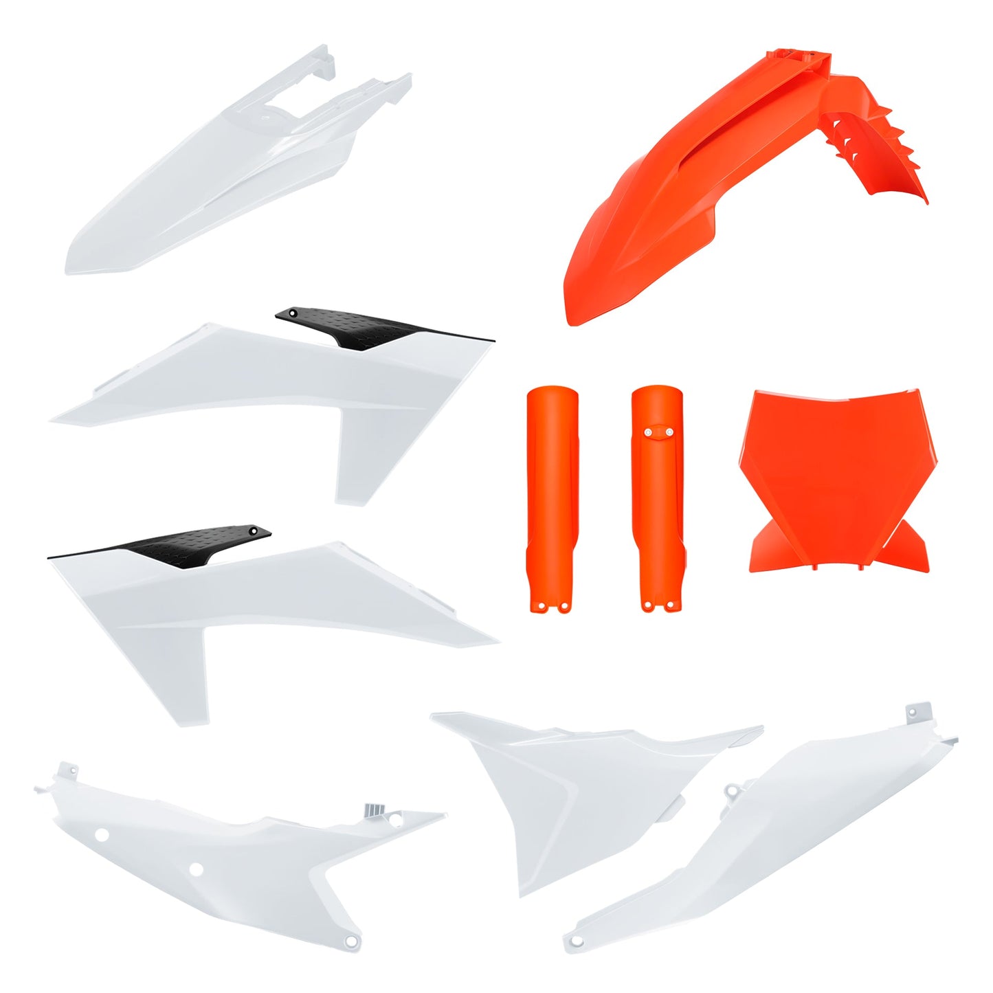 Polisport KTM Plastic Kit SX SXF 2023 - 2024, OEM Orange White