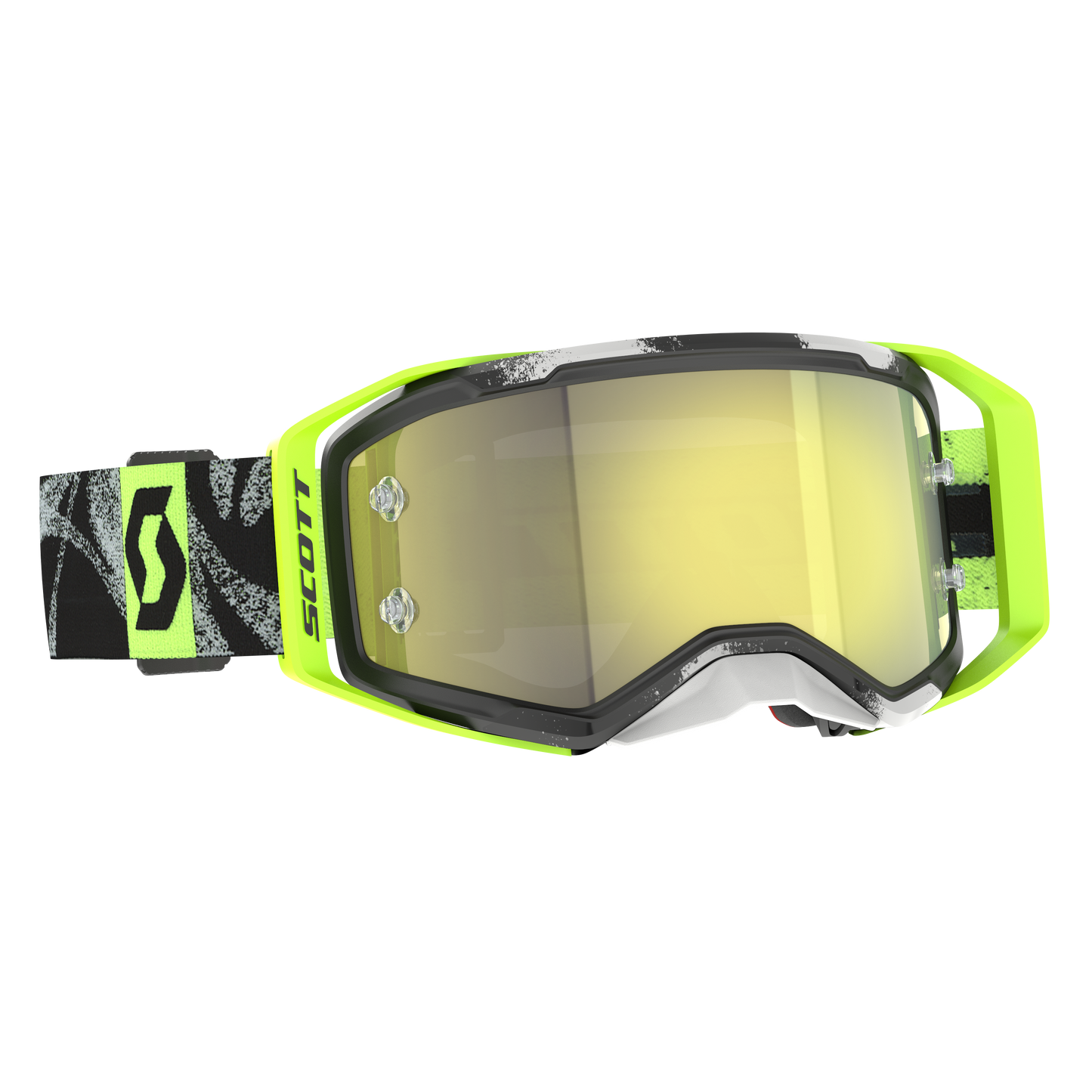 SCOTT Prospect 2.0 Goggle, Caviar Black / Safety Yellow - Yellow Chrome Works