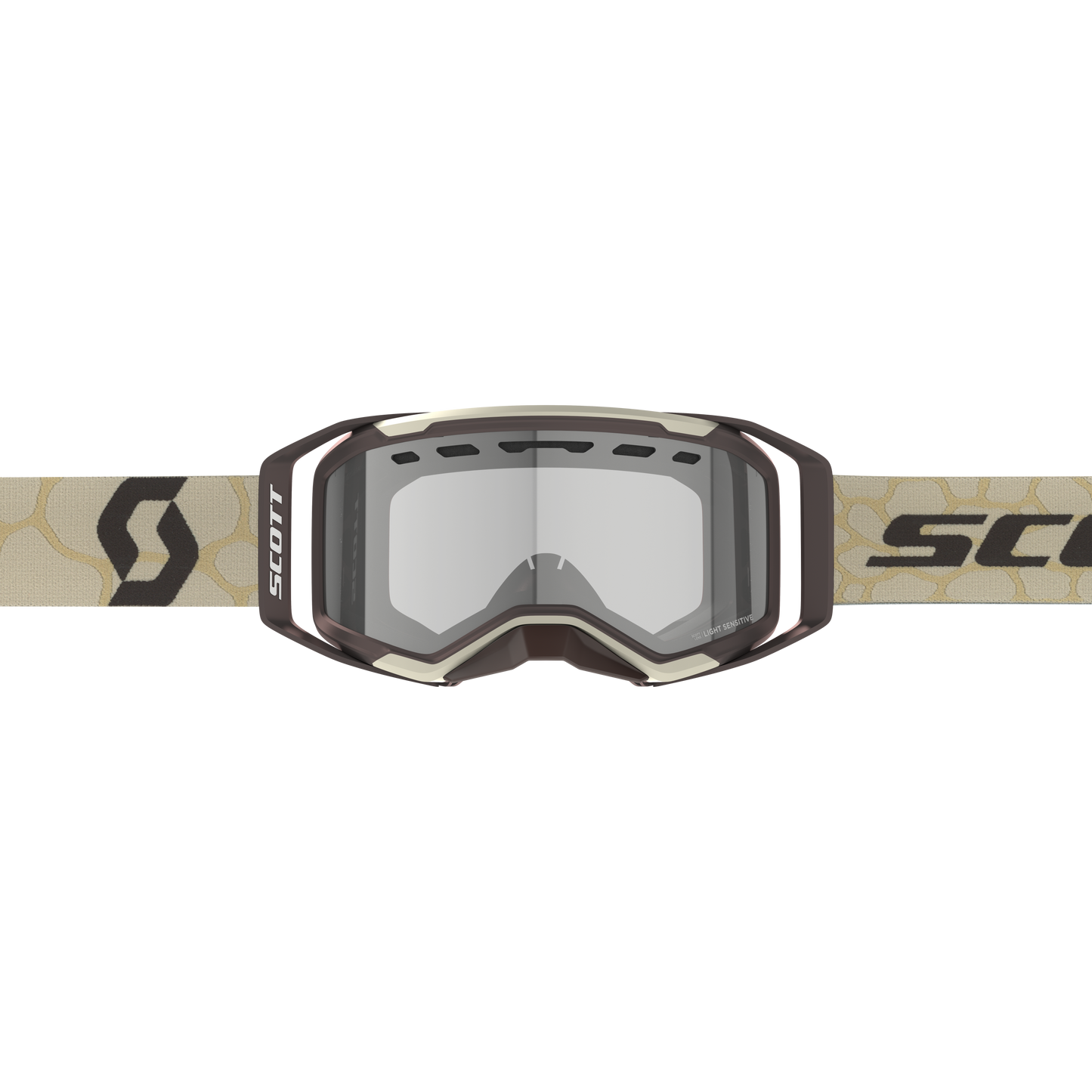 SCOTT Prospect 2.0 Enduro Goggle, Desert Beige / Dirt Brown - Light Sensitive