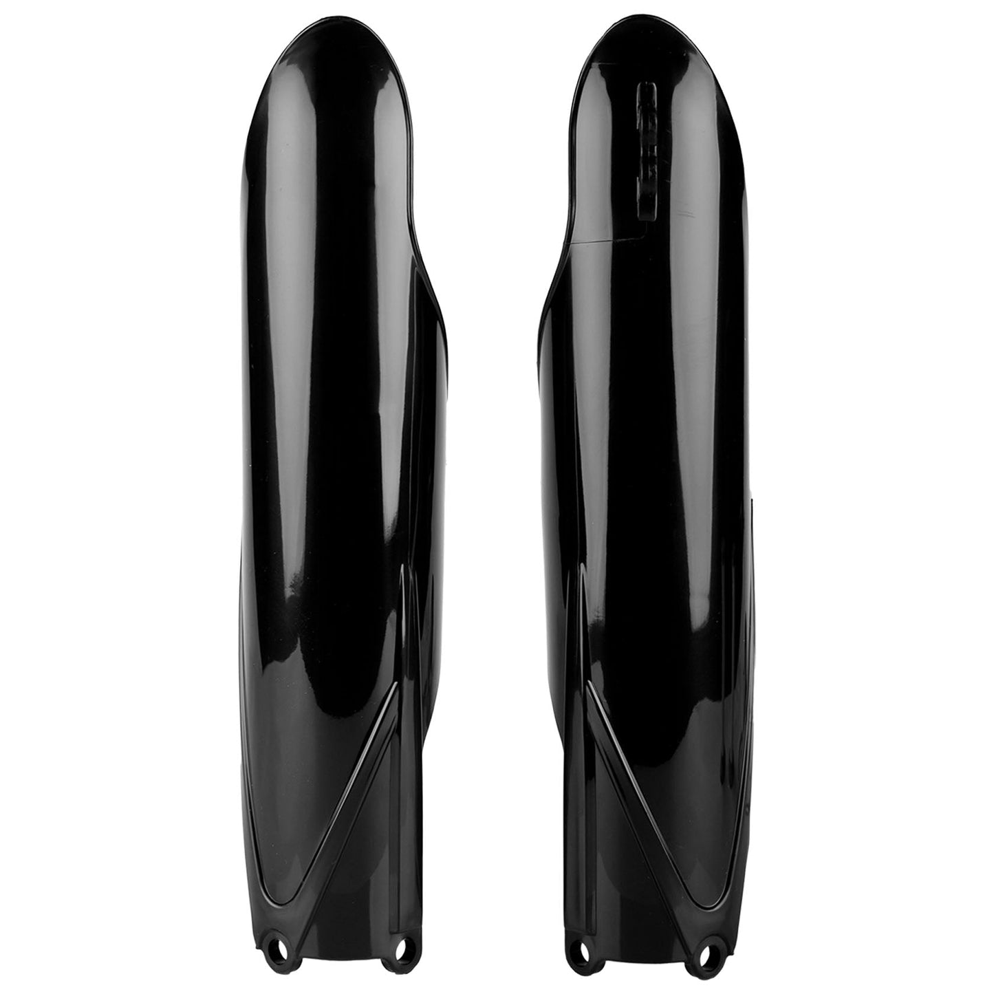 Polisport Yamaha Fork Guards YZ 125 250 2015 - 2022 YZF 250 450 2010 - 22, Black