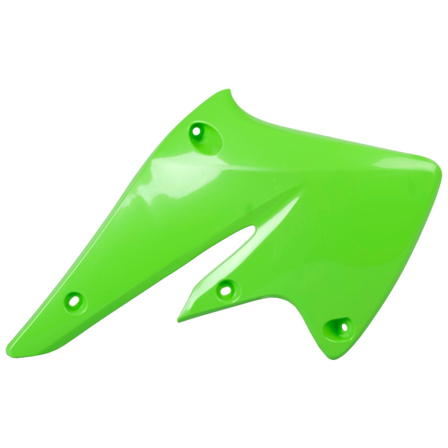 Polisport Kawasaki Radiator Scoops KXF 250 2004 - 2005, Green