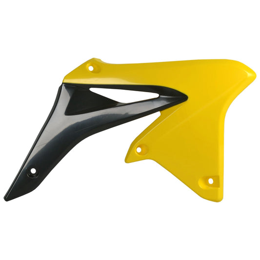 Polisport Suzuki Radiator Scoops RMZ 250 2010 - 2018, Yellow / Black