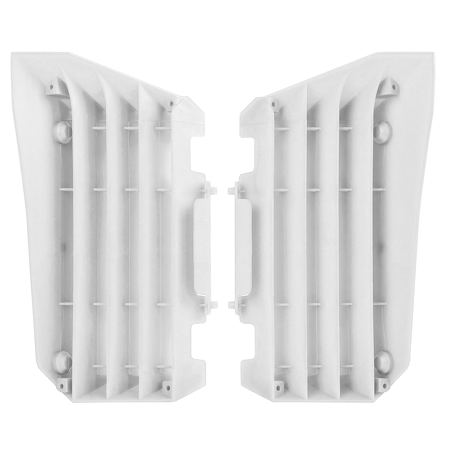 Polisport Yamaha Radiator Louvers YZF 250 2014 - 2018 YZF 450 14 - 2017 WRF 250 YZ 250 FX 2015 - 2019 WRF 450 YZ 450 FX 2016 - 18, White