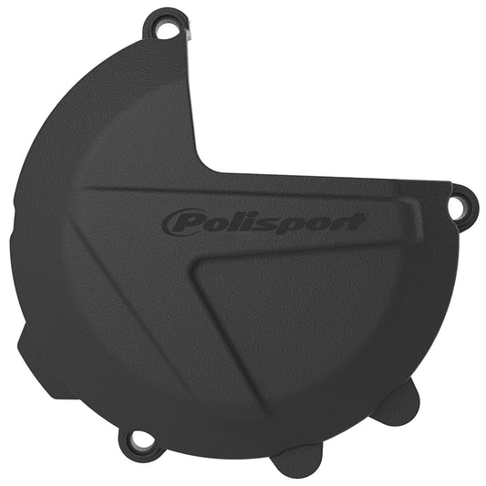 Polisport KTM Clutch Cover Protector SX XC EXC XCW 250 300 2 Strokes 2017 - 2022 Husqvarna TC TE 250 300 17 - 22, Black