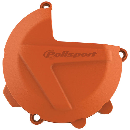 Polisport KTM Clutch Cover Protector SX XC EXC XCW 250 300 2 Strokes 2017 - 2022 Husqvarna TC TE 250 300 17 - 22, Orange