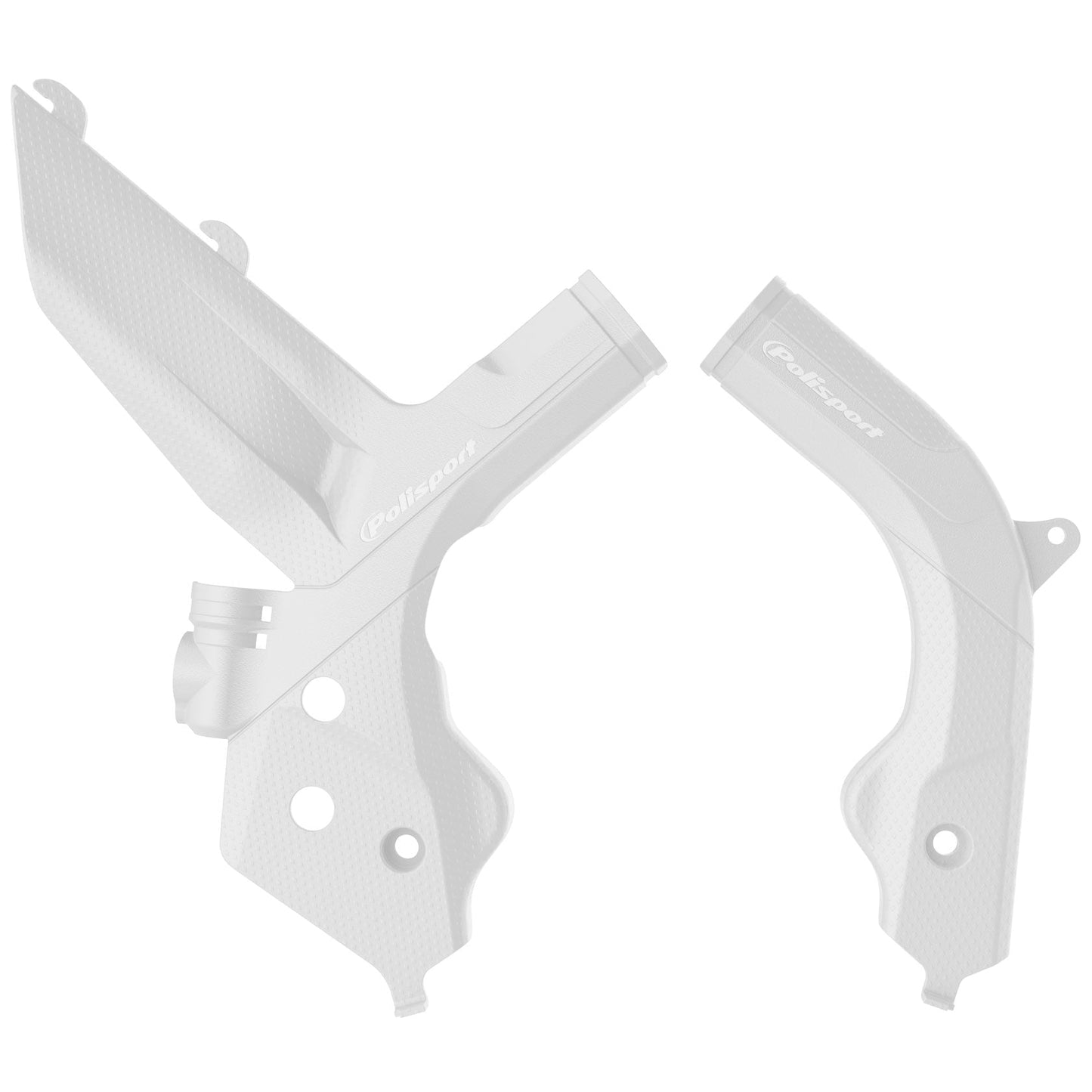 Polisport KTM Frame Guards SX SXF 2019 - 2022 EXC EXCF 2020 - 22, White