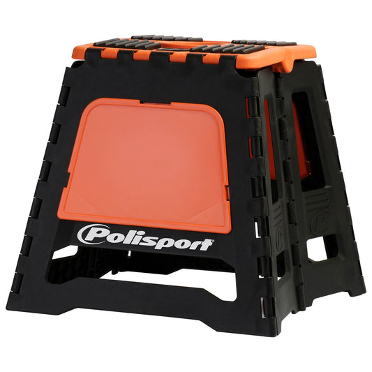 Polisport Fold Away Stand, Black / Orange