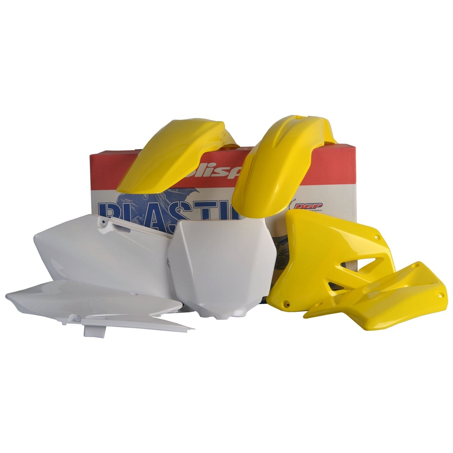 Polisport Suzuki Plastic Kit RM 125 RM 250 2001 - 2008, Yellow