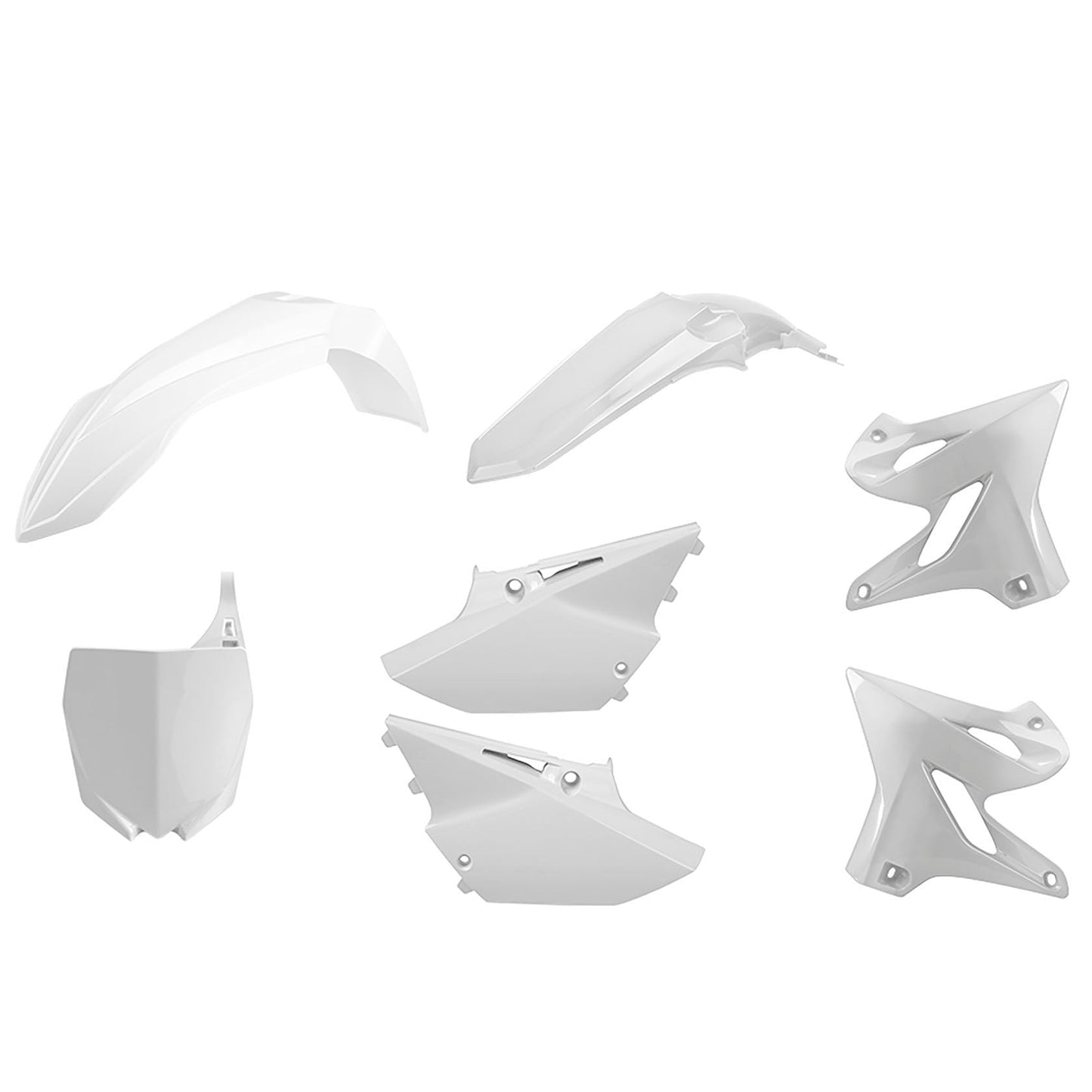 Polisport Yamaha Plastic Kit YZ 125 YZ 250 2015 - 2020, White