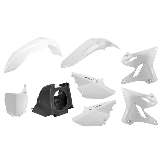 Polisport Yamaha Plastic Kit YZ 125 YZ 250 2002 - 2014 Restyle, White