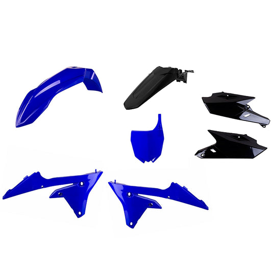 Polisport Yamaha Plastic Kit YZF 250 2014 - 2018 YZF 450 14 - 2017, Blue & Black