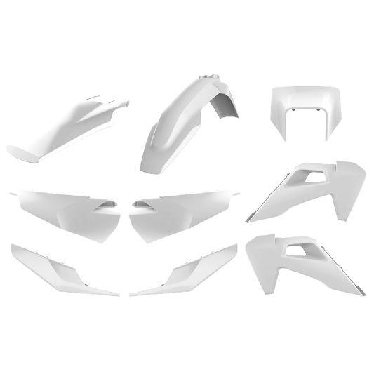 Polisport Husqvarna Plastic Kit TE FE 2020 – 2023, All White